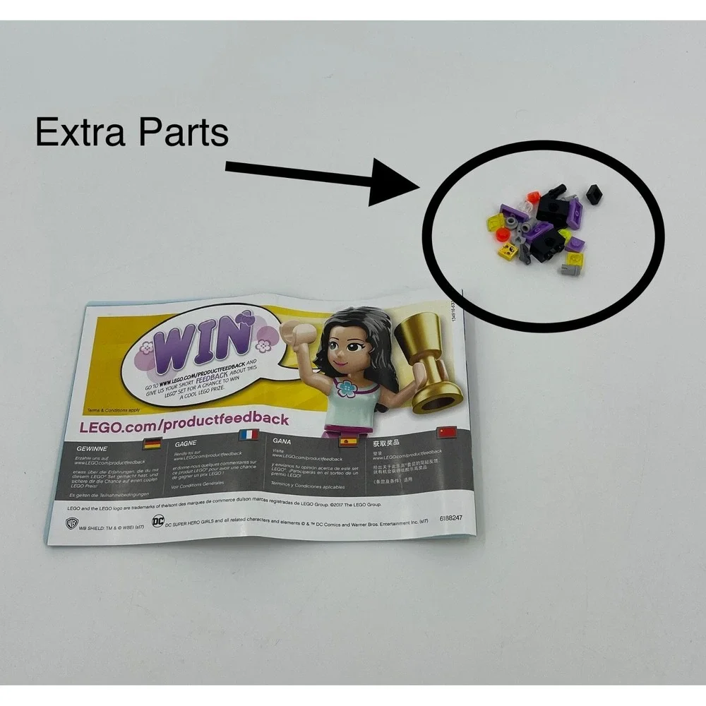 Lego DC Super Hero Girls Batgirl‎ Batjet Chase Set 41230 - 100% Complete